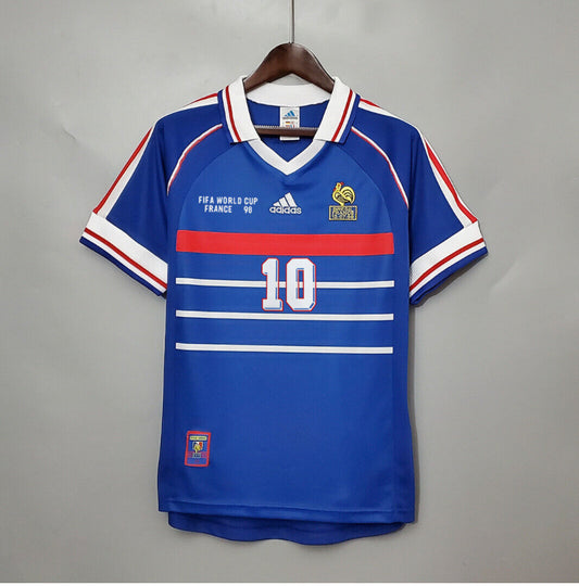 Maillot vintage Équipe de France 1998 Zidane