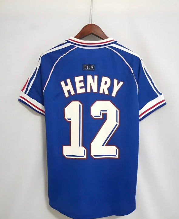 Maillot vintage Equipe de France 1998 HENRY